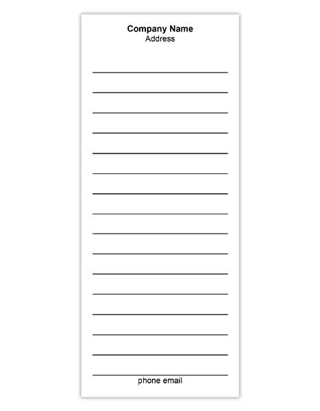 Medium Sized Notepads