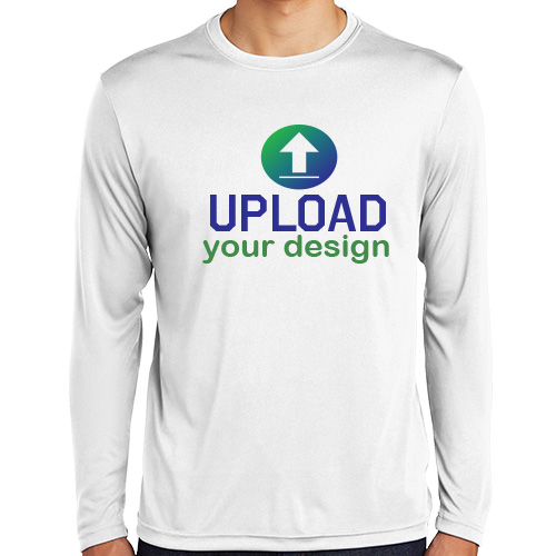 Custom Long Sleeve Polyester T-Shirts