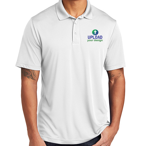 Custom Printed Polyester Polos