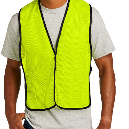 CornerStone Visibility Mesh Vest in green