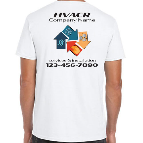 Custom Printed HVACR Work Shirts