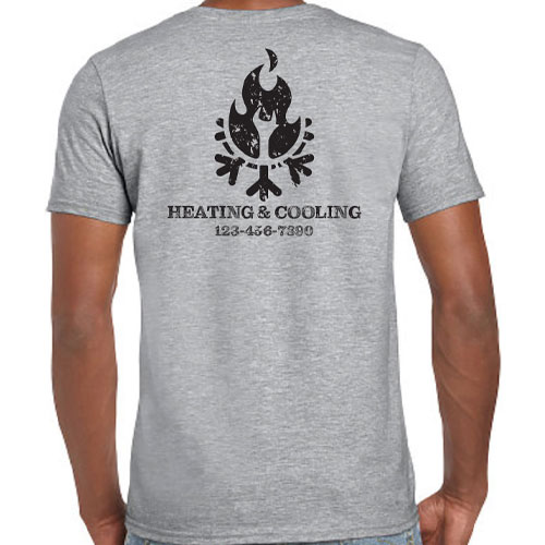 HVAC Grunge Work T-Shirt