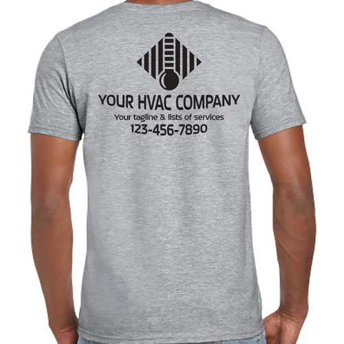 HVAC Shirts with Temp Logo