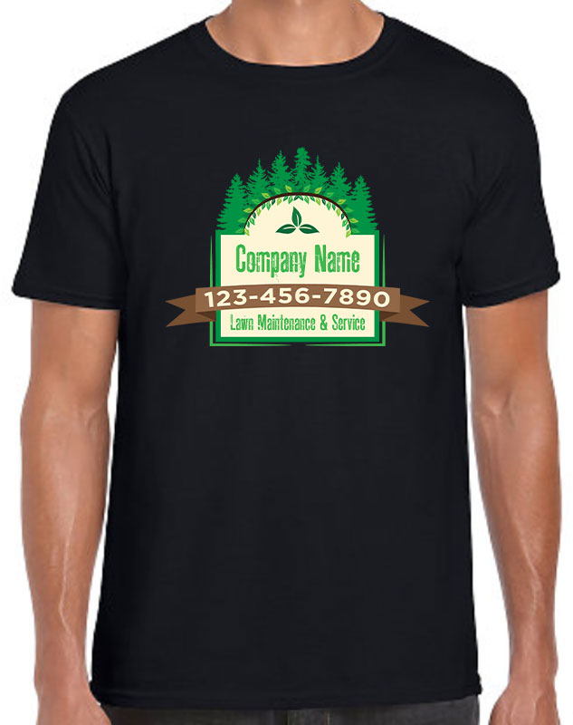 Black Tree Service Work Shirts