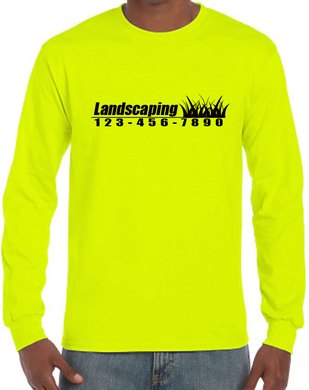Lawn Care Service Work Uniforms with front imprint