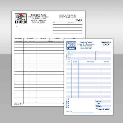 Custom Carbonless Forms - Free Invoice, Contract, and Business