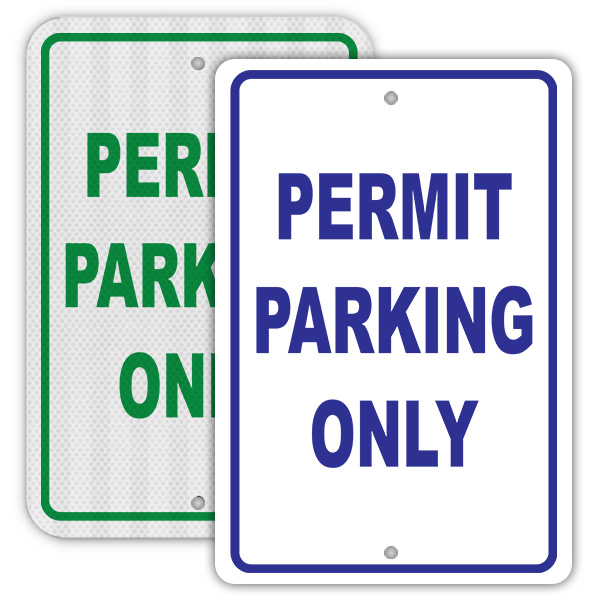 Permit Parking Sign