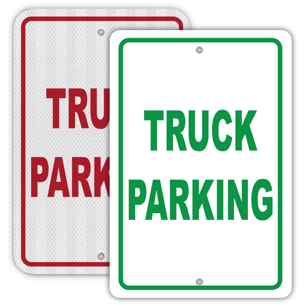 Truck Parking Sign