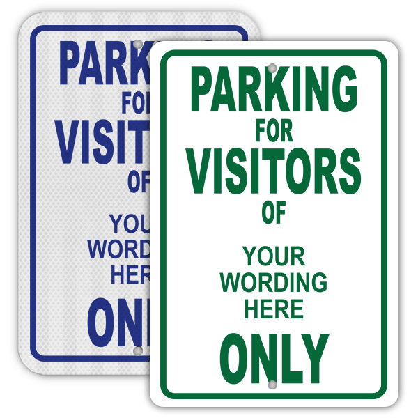 Visitor Parking Signs