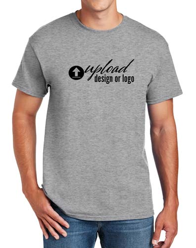 Gildan DryBlend 50 Maglietta Uomo In Cotone E Poliestere, Bianco, Taglia Small