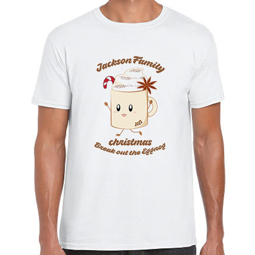 Eggnog Mug Family Holiday Shirts