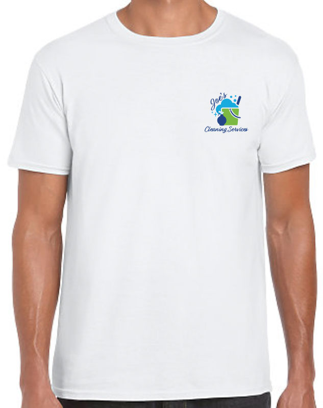 Cleaning Supplies T-Shirt with front left chest