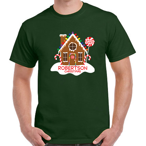 Gingerbread House Holiday Shirts