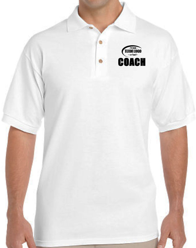 Custom Printed Coach Uniform Polos
