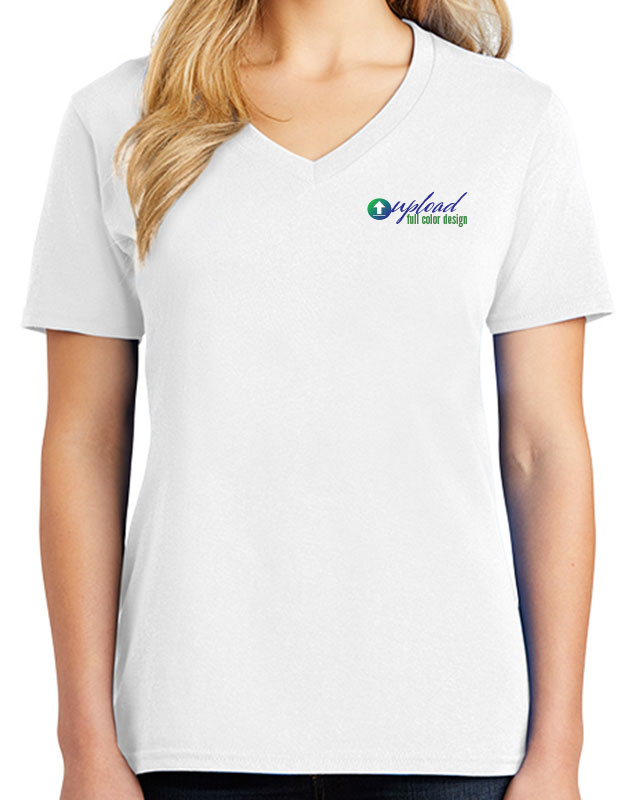 Custom Women’s V-Neck Tees | Printit4less.com