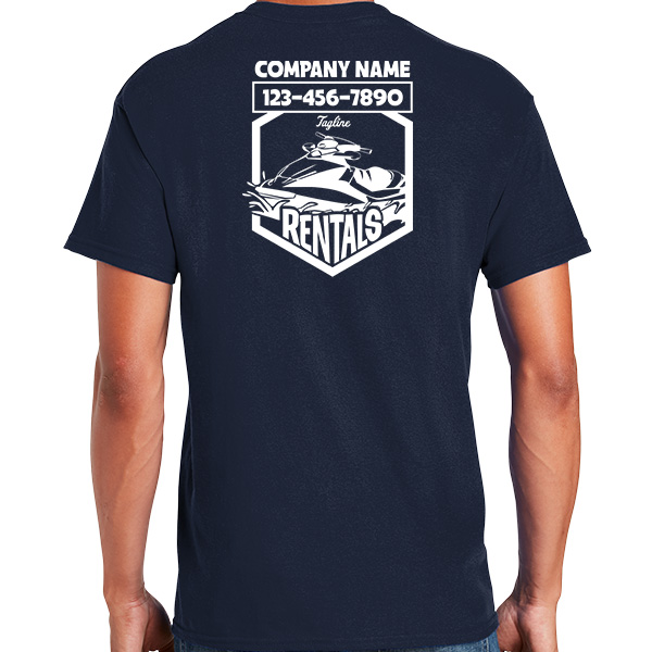 Jet Ski Rental Company Work Shirts
