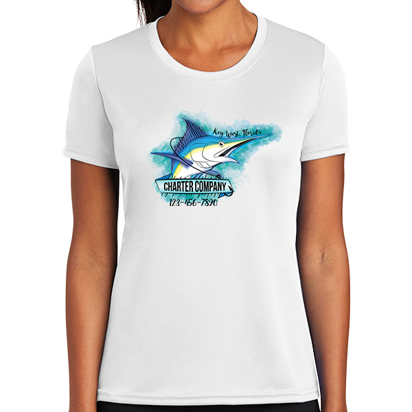 Polyester Women's Fishing Charter Shirts
