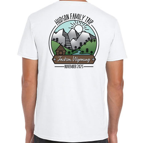 Personalized Mountain Vacation Family Shirts