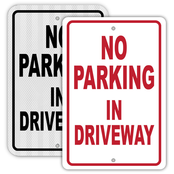 No Parking in Driveway