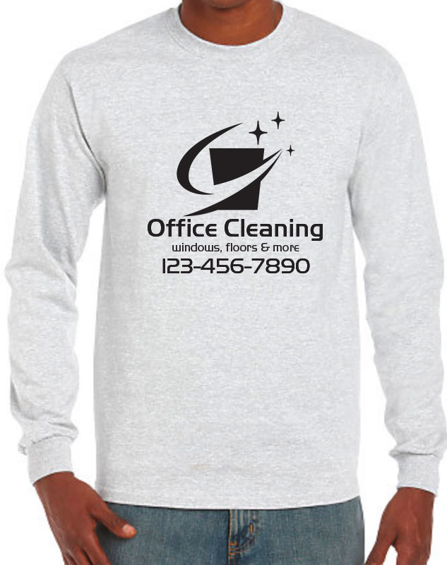 Long Sleeve Office Cleaning Crew Uniforms