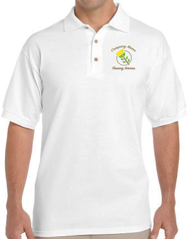 Organic House Cleaning Crew T-Shirt Polo