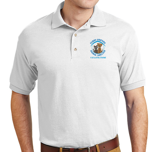 Personalized Animal Rescue Polo Shirts