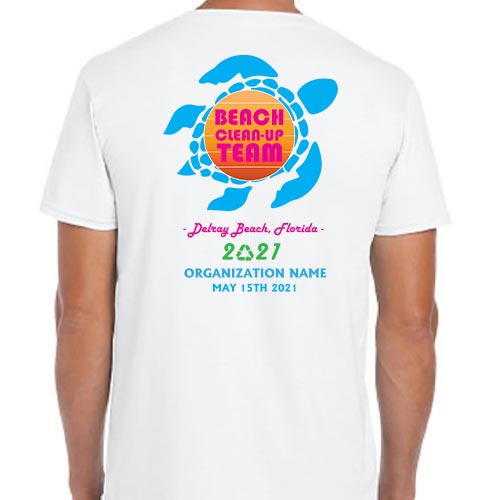 Beach Clean Up Team Volunteer Shirts