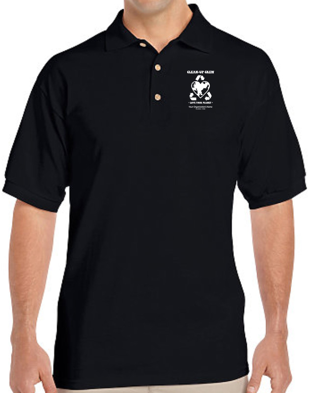 Personalized Environmental Clean Up Crew Polos
