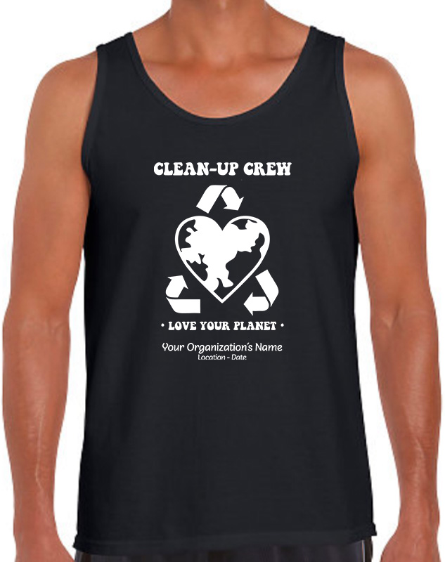 Personalized Environmental Clean Up Crew Tank Top