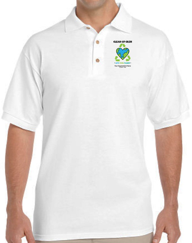 Clean Up Crew Shirts Volunteer Polos