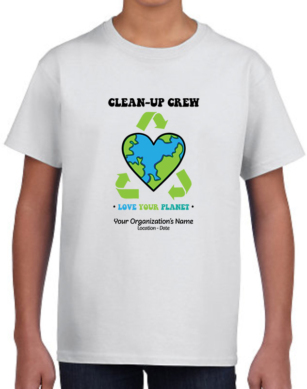 Clean Up Crew Shirts Volunteer Youth Shirts
