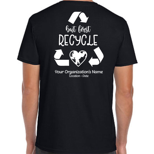Personalized Recycle Awareness Volunteer Shirts