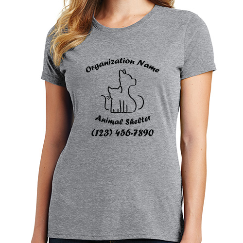 Ladies Animal Shelter Organization T-Shirts
