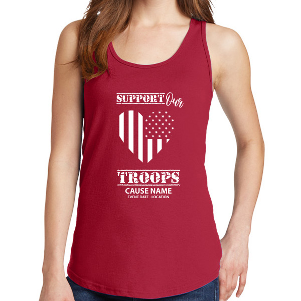 Support Our Troops Ladies Volunteer Tanks