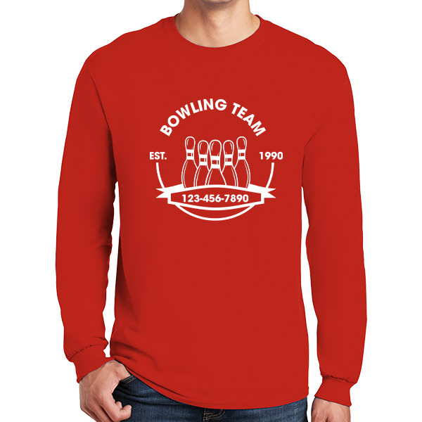 Long Sleeve Personalized Bowling Team Uniforms