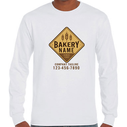 Long Sleeve Company Uniforms for Bakeries