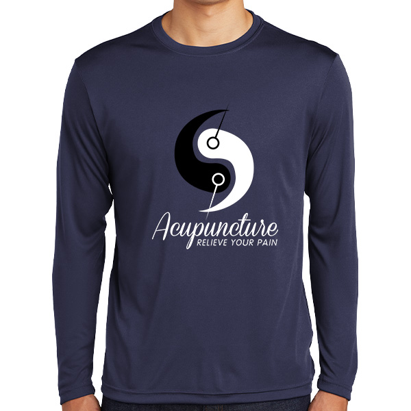 Long Sleeve Polyester Personalized Acupuncture Shirt