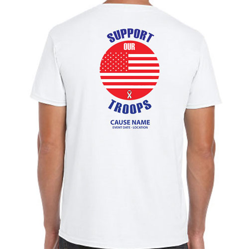 Support Our Troops Causes Volunteer Shirts