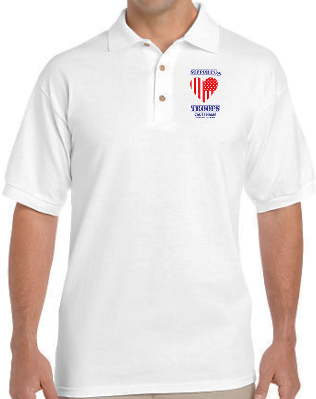 Support Our Troops Volunteer Polo Shirts