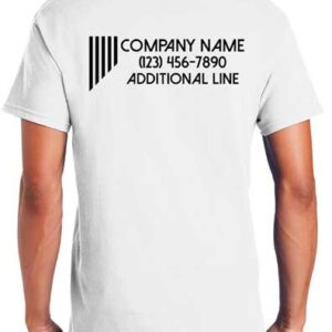 Personalized Company T-Shirts with Generic Logo