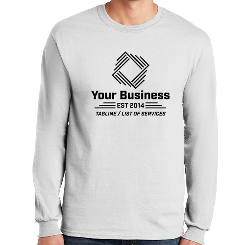 Long Sleeve Your Business T-Shirt with Generic Logo