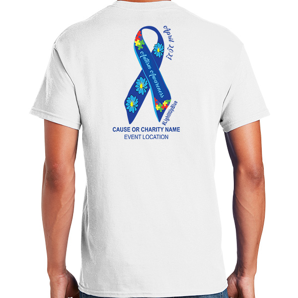 Autism Awareness Ribbon Charity Shirts