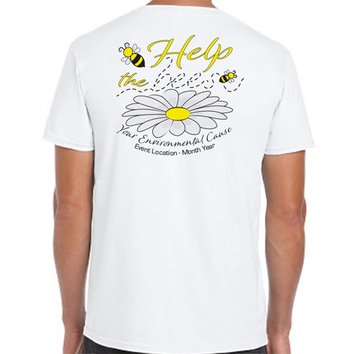 Help The Bees Environmental Cause Volunteer Shirts