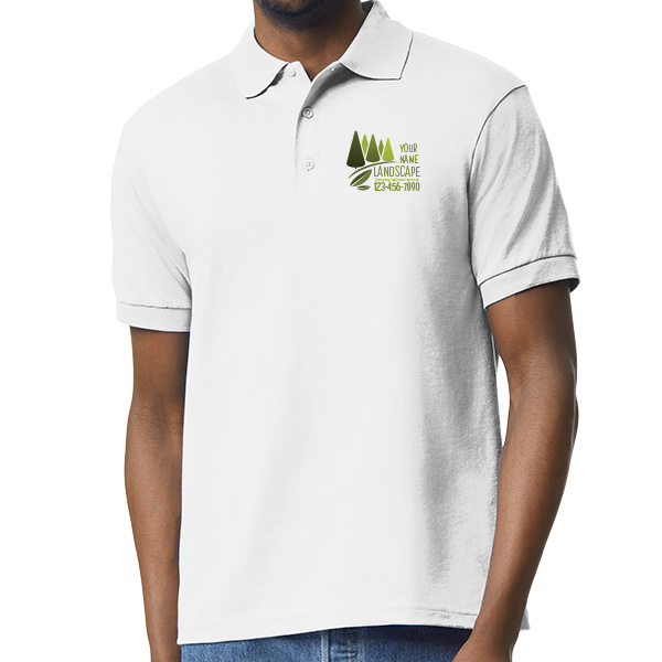 Custom Premium Landscaping Company Work Shirt Polo