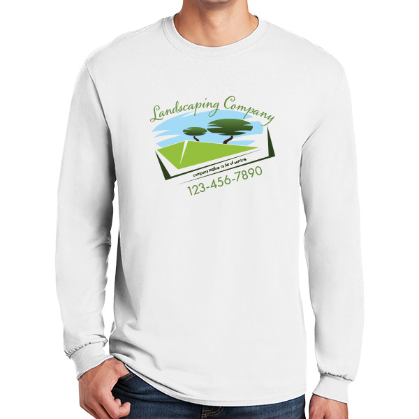 Long Sleeve Tree Landscaping Service Work Shirts
