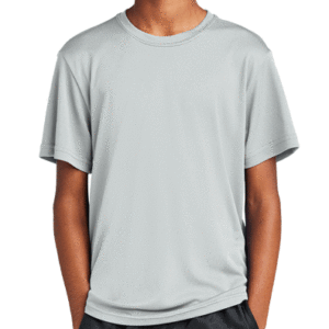 Silver Sport-Tek Youth PosiCharge T-Shirt
