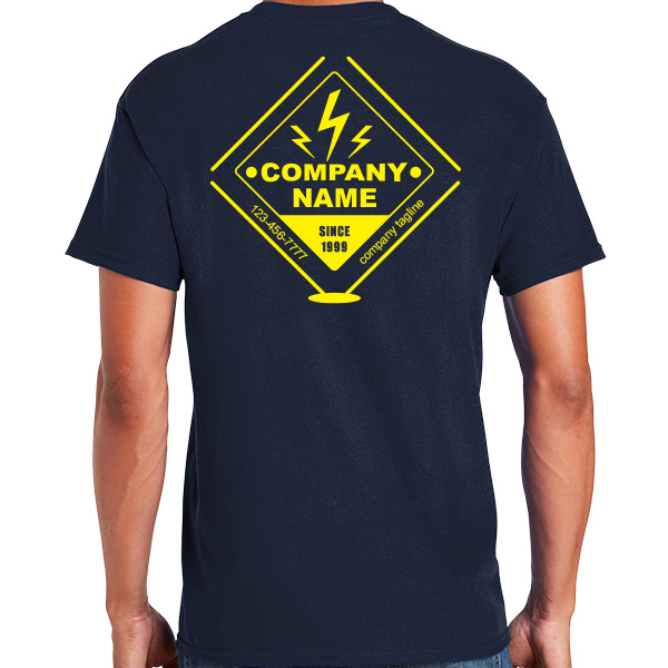 Personalized Electrician Work Shirts