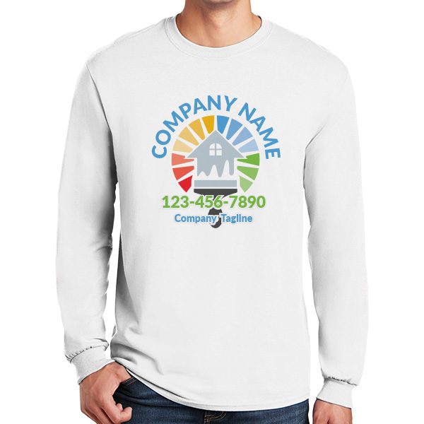 Long Sleeve Residential Painting Contractor Shirts