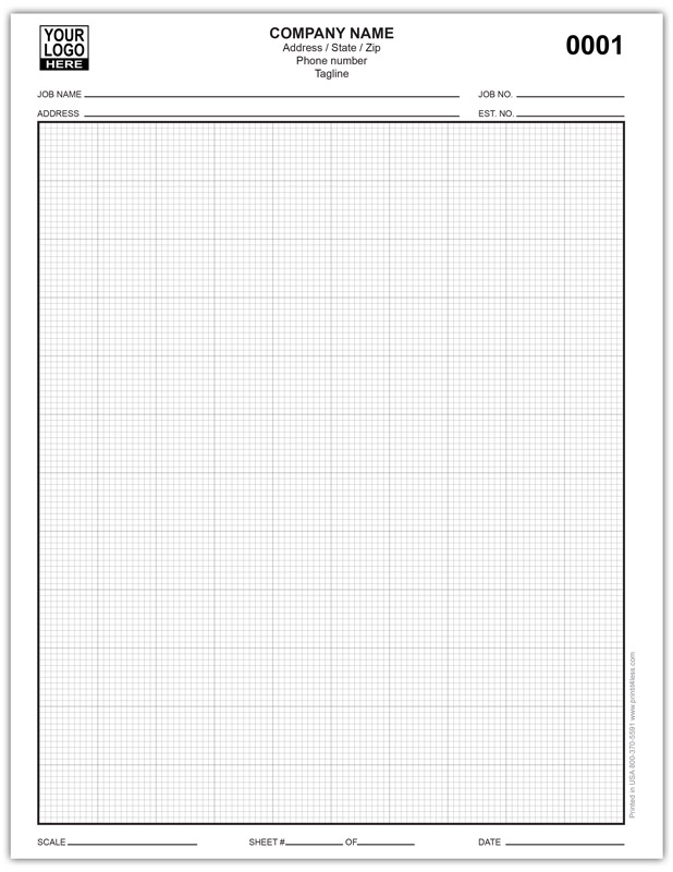 Estimate graph sheet printit4less