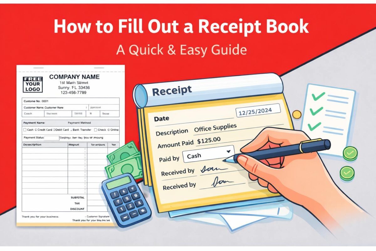 How to Fill Out a Receipt Book a Quick & Easy Guide